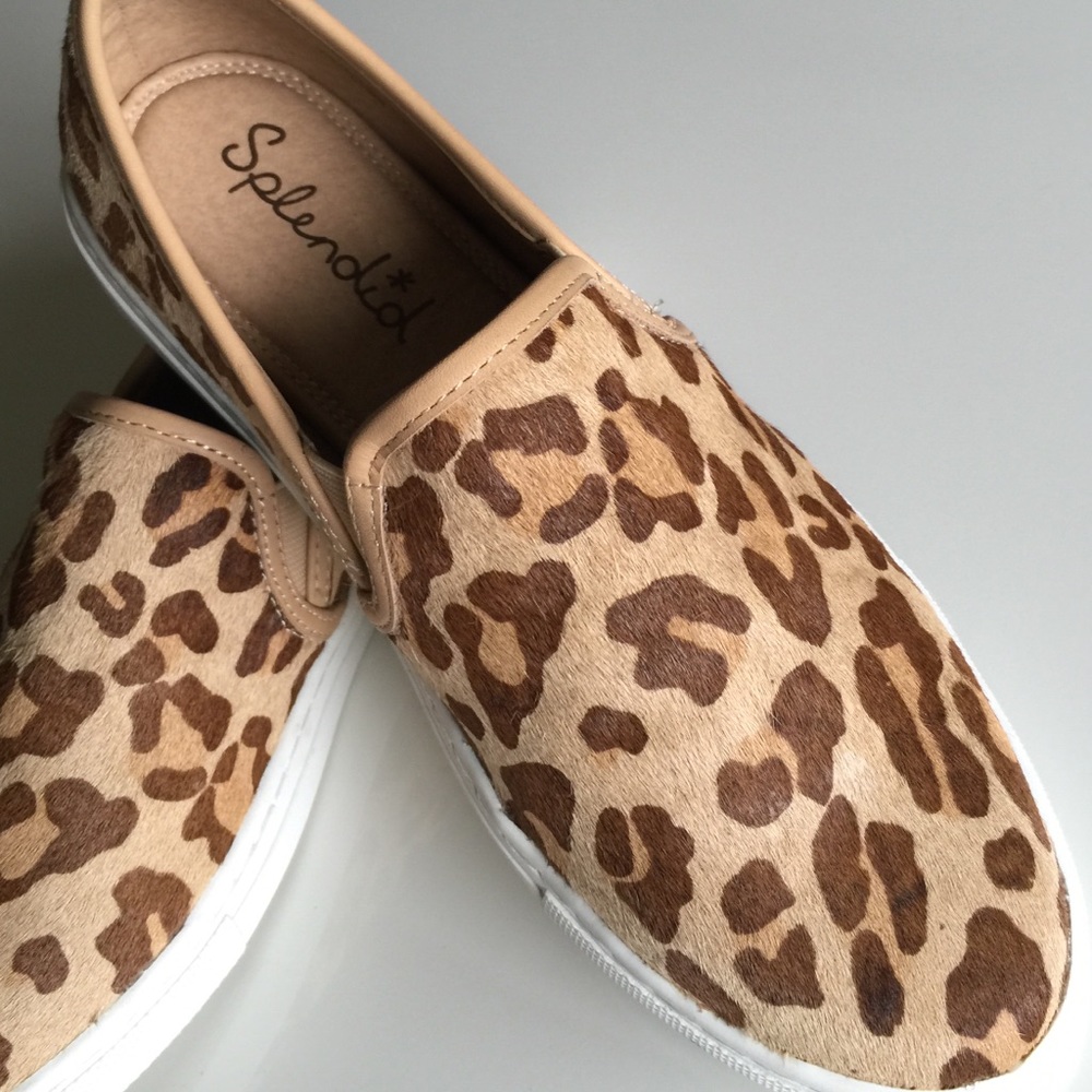 NWB Splendid PONY HAIR Slip On Sneaker Shoes - Picture 2 of 4